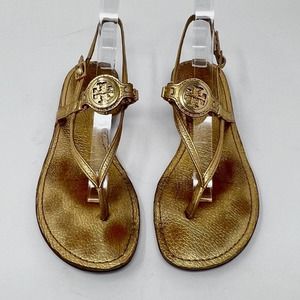 Tory Burch Mini Miller Gold Sandals